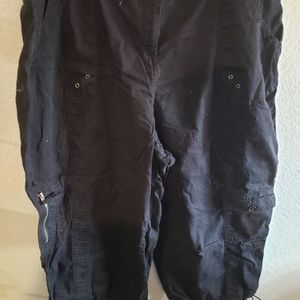 Style & Co Black Capris size 24w